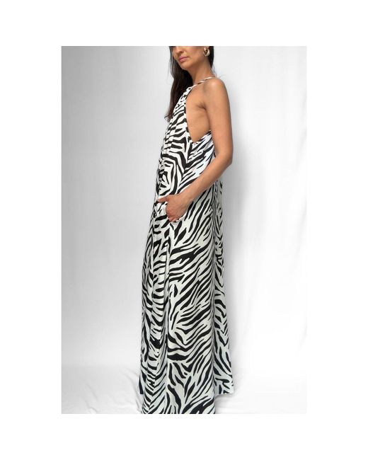 Alia Studio White Volupté Maxi Dress