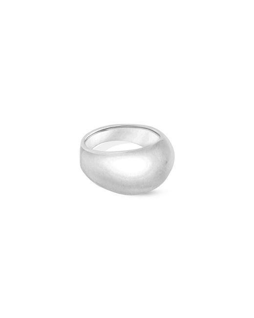Argento Vivo Metallic Orb Ring
