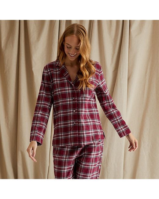 Pretty You London Purple Plaid Pyjama Set