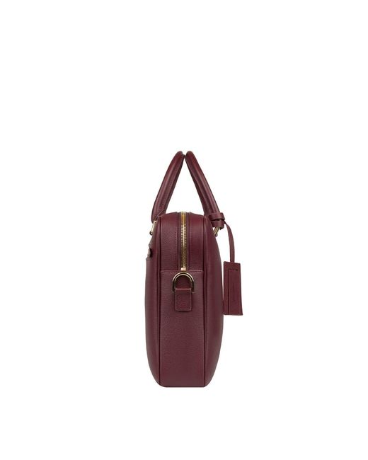 PLACE OF ELMS Purple Classic Cabernet Gentlemen Briefcase for men
