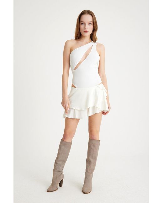 Growny White Lalita Skirt