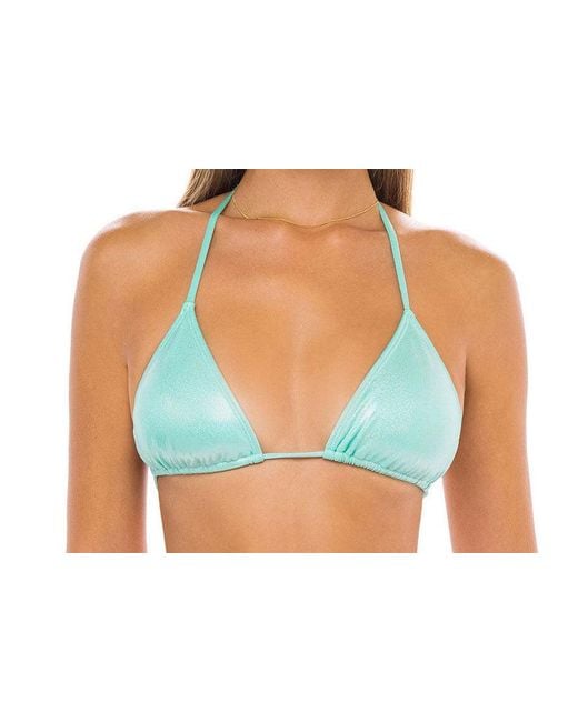 Enez Swim Green Nova Triangle Bikini Top