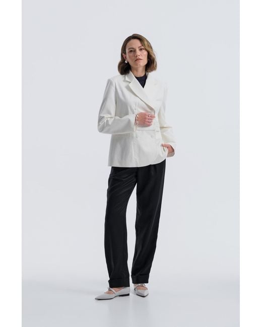 Baltér White Pantelleria Lait Blazer