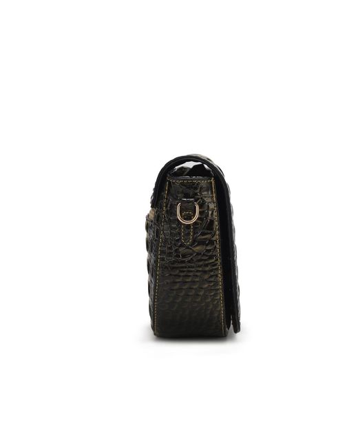 Mkf Collection - J'omor Blue Amalia Croc-Embossed Crossbody Bag