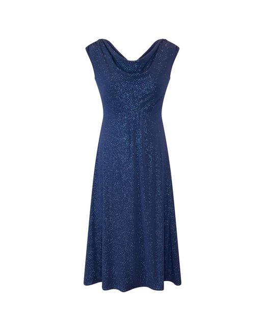 Alie Street London Blue Darcie Cowl Neck