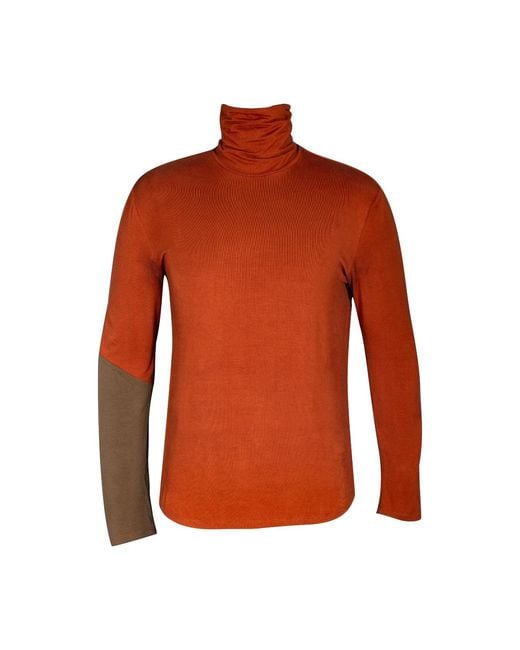 carlton jones Orange Superhero Turtleneck Homme