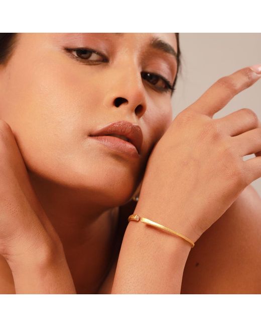 GEM BAZAAR Yellow Cristal Cuff