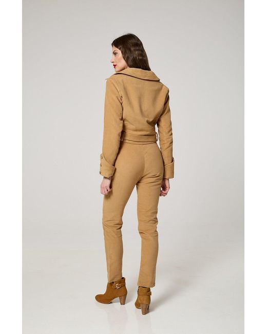 K-Win London Natural Classic Moleskin Jacket