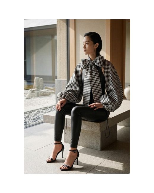 Monosuit Black Bolero Long Sleeves Top