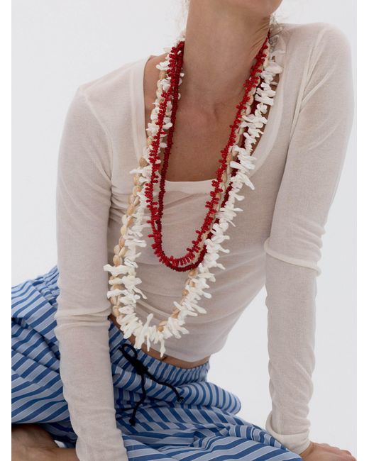 Sita Nevado White Canino Necklace