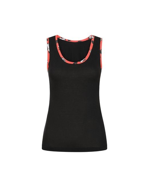 Sophie Cameron Davies Black Cotton Vest Top