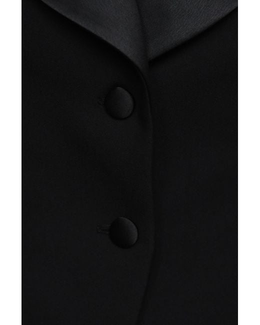 POST MERIDIEM Black Jacket With Peplum
