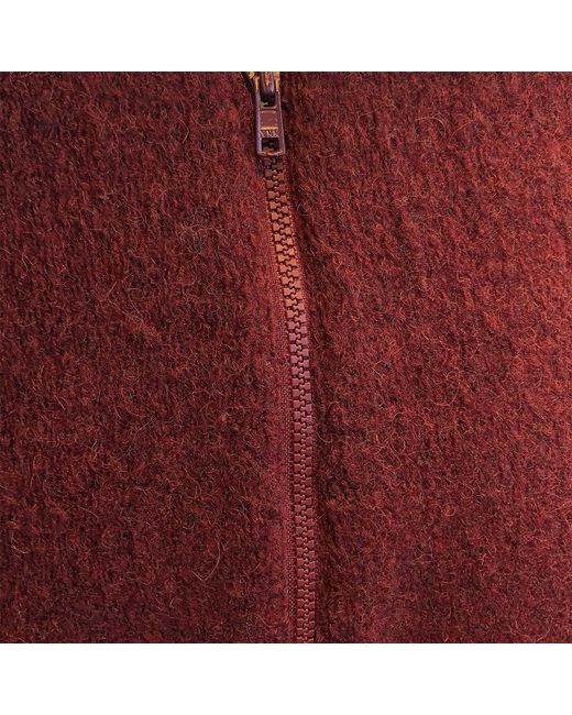 SNIDER Red Rustic Skirt