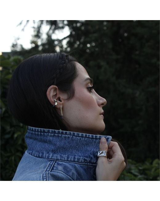 Gutta Design Metallic Rung Ear Cuff
