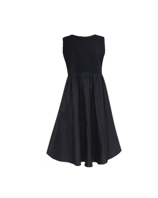 Frock Tales Blue Jadu Sleeveless Midi Dress