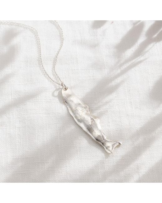 Posh Totty Designs Metallic Fortune Fish Large Pendant Necklace