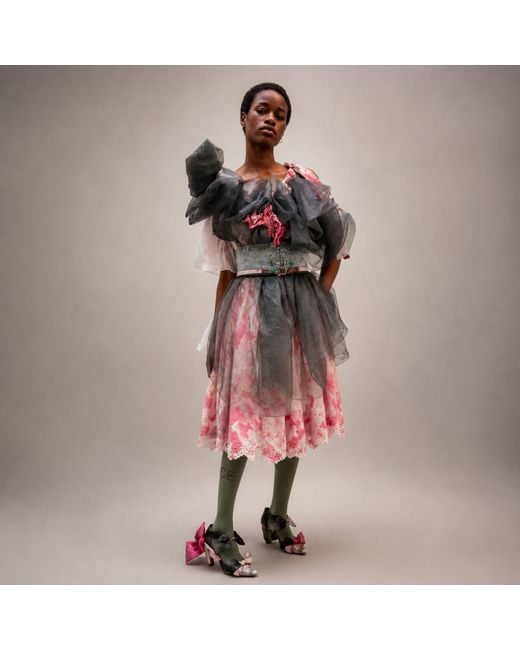 Miro Misljen Purple The Swan Reverie Dress