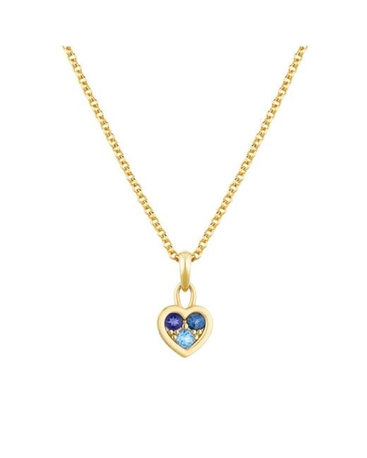 Dinny Hall Metallic My World Gem Heart Pendant