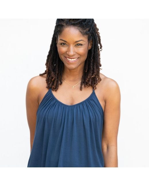 JJwinks Blue Slumber Party Bra-Free Lounge Top