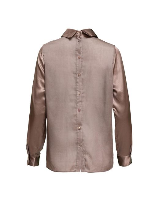 Helene Galwas Brown Neutrals Helga Blouse