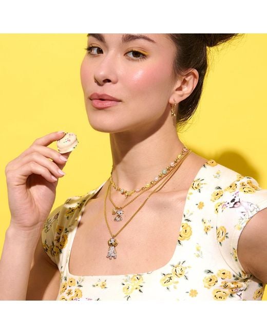 Cloud Haven Metallic Great Dane Pendant Necklace