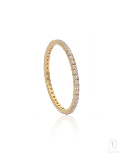 The Jewelz White Stellar Line Petite Eternity Ring