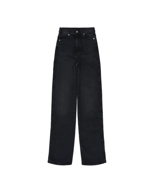 Dr. Denim Black Moxy High Straight