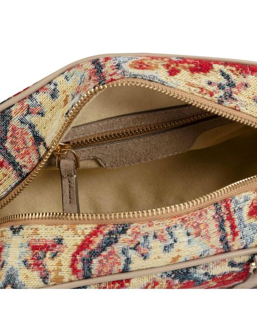 SJW BAGS LONDON Red Neutrals Mary Mini Duffle Bag