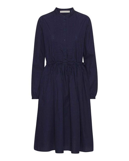 GROBUND Blue Rigmor Dress