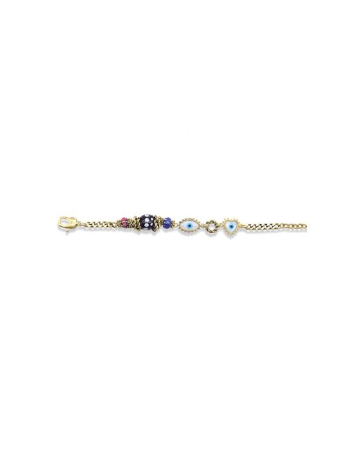 Bayemeyc Black Alessia Evil Eye Charm Bracelet