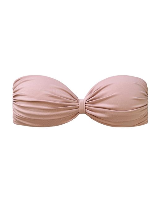 NUAJE NUAJE Ariel Padded Bikini Top In Pink