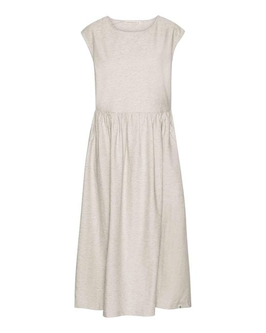 GROBUND White Neutrals Mathilde Dress