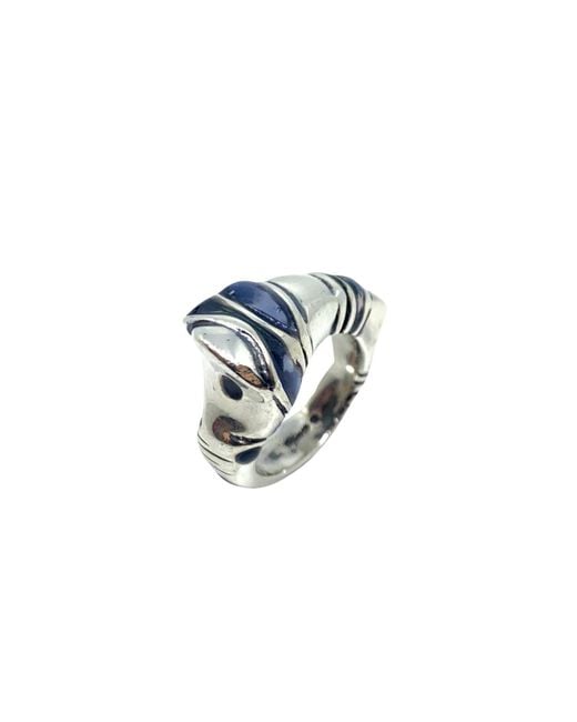 Tg-Jewellery by Tamara Gervasio Blue Eyebrow Enamel Ring