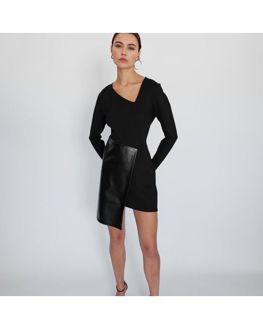 Mirimalist Blue Sweatshirt Mini Dress