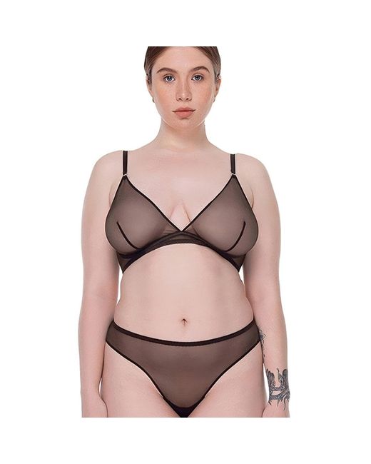 Zhilyova Brown Unnamed Gravity Thong