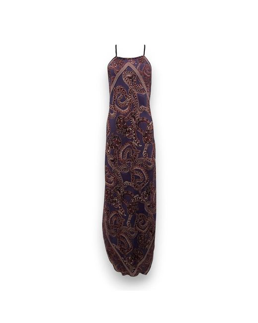 Monzlapur New York Multicolor Silk Snake Scarf Dress