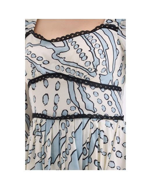 Georgette Gray Soft Waves Midi Dress