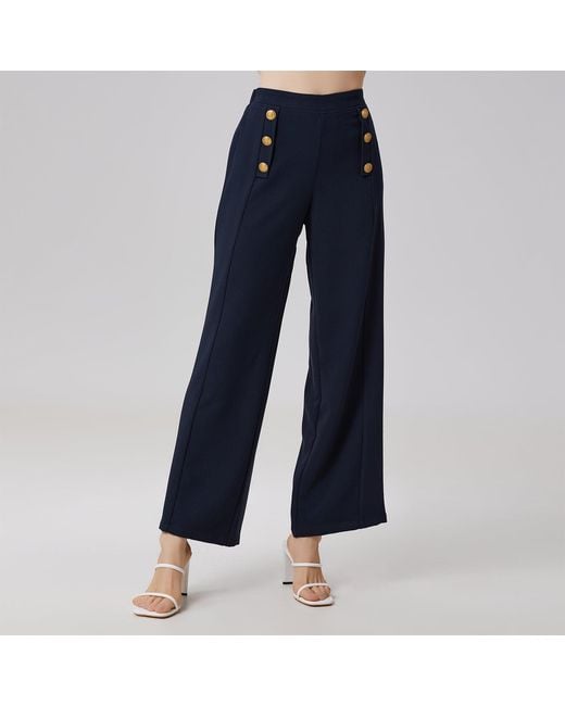 Smart and Joy Black Sailor Pants