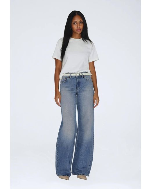 Dr. Denim Blue Rhue Low Wide