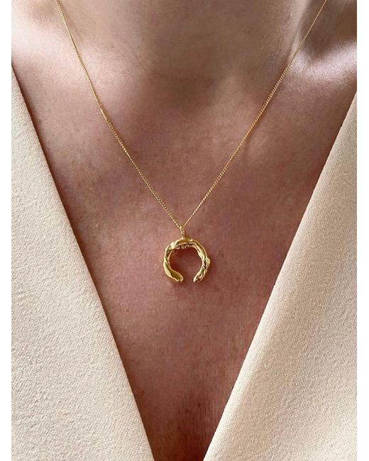 EVA REMENYI Metallic Talisman Fortune Necklace