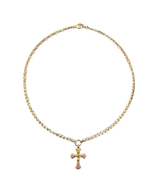 IN CAUDA VENENUM Metallic Ishani Necklace