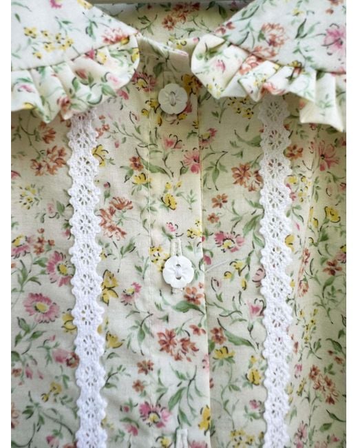 The Well Worn White The Luna Blouse – Primrose