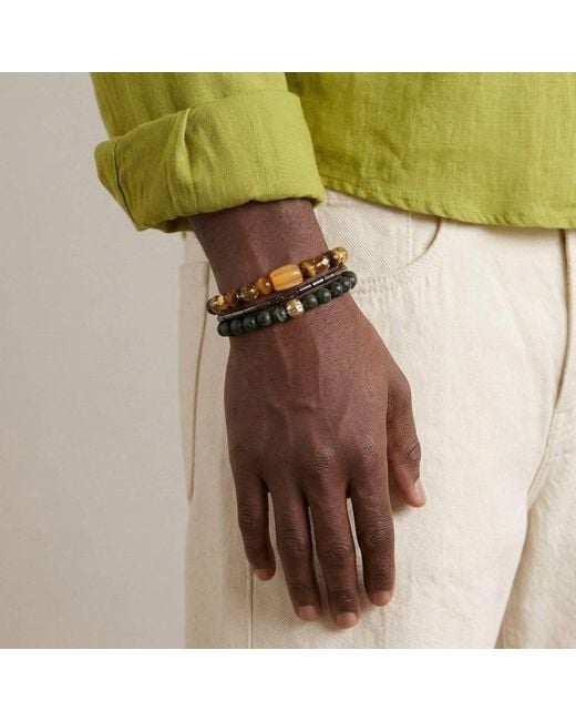 Jaredjamin Black Cadence Bracelet Set for men