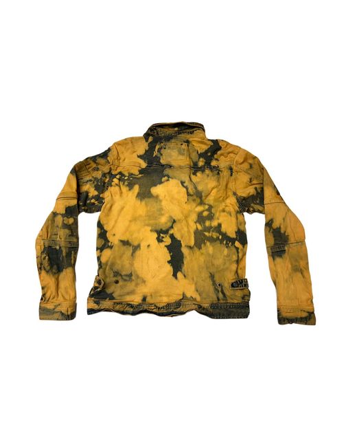 Zasta Studio Metallic Denim Jacket Tie-Dye Medium I for men