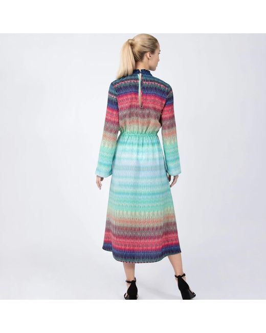 Suki Dress / Blue Stripe