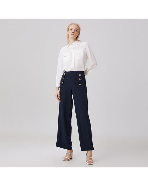 Smart and Joy Black Sailor Pants