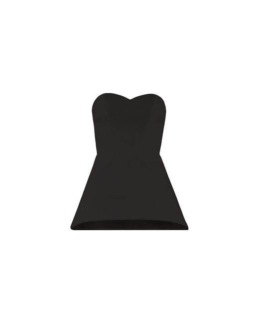 Vestiaire d'un Oiseau Libre Black Corset Mini Dress