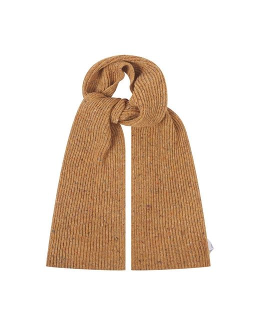 Uskees Brown Donegal Wool Scarf for men