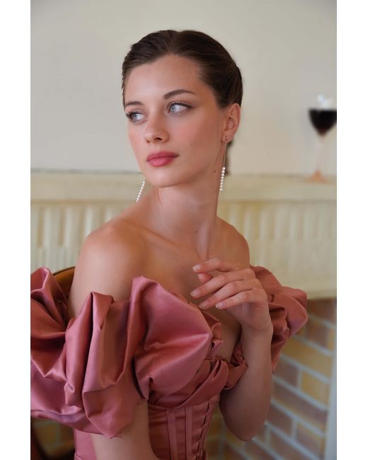 Katy Faye White Orion Earrings