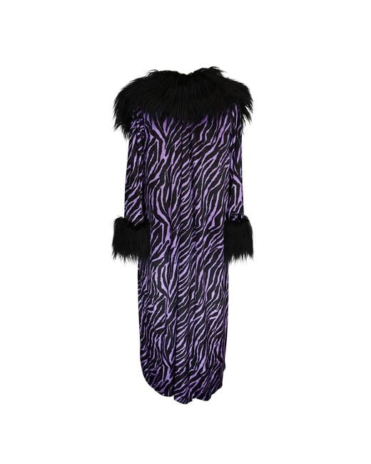 Jennafer Grace Black Penny Love Haze Faux Fur Jacket